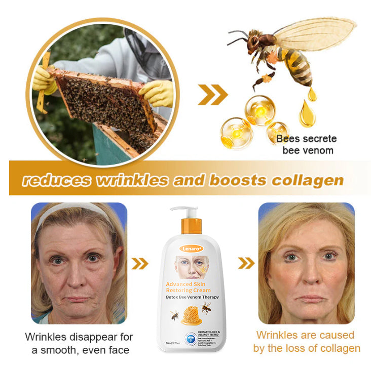 Lenaro® Advanced Skin Restoring Botox Bee Venom Therapy Cream✅Time-limited discount