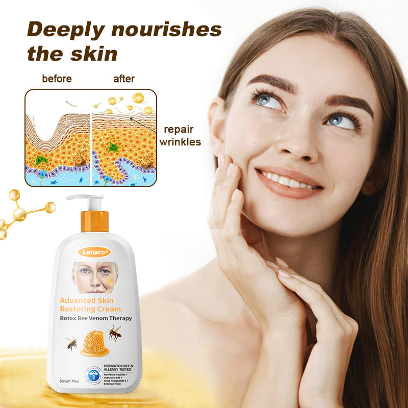 Lenaro® Advanced Skin Restoring Botox Bee Venom Therapy Cream✅Time-limited discount