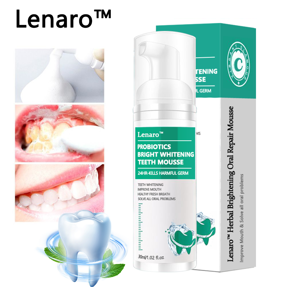 🌈(Last Day Sale - 50% OFF) Lenaro™ Herbal Brightening Oral Repair Mousse