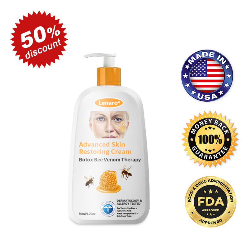 Lenaro® Advanced Skin Restoring Botox Bee Venom Therapy Cream✅Time-limited discount