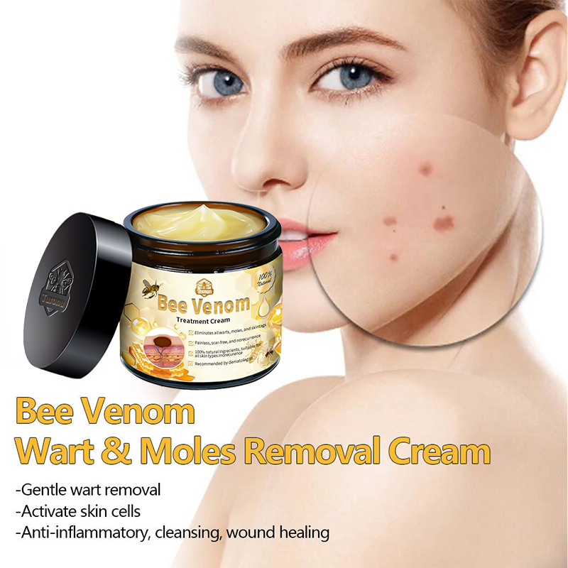 Remove moles instantly🎁(Last day for a limited time: 80% OFF )💥𝑇𝑢𝑟𝑜𝑛𝑢™ Bee Venom Skin Treatment Cream（𝐴𝐴𝐷 𝑅𝑒𝑐𝑜𝑚𝑚𝑒𝑛𝑑𝑒𝑑）