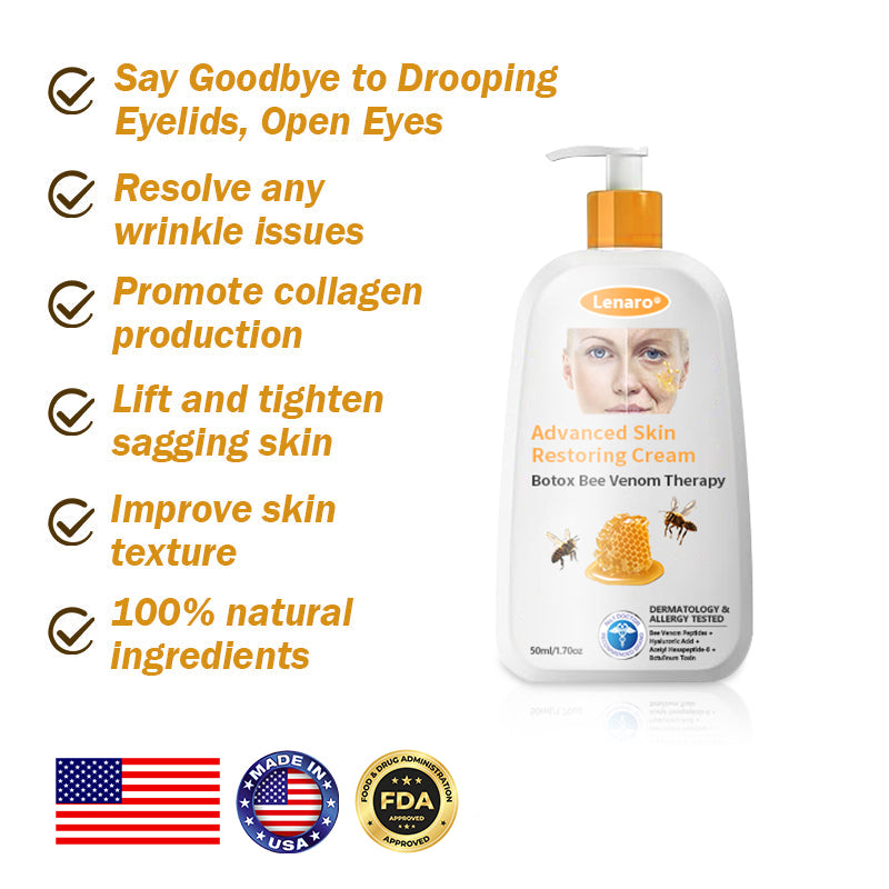 Lenaro® Advanced Skin Restoring Botox Bee Venom Therapy Cream✅Time-limited discount