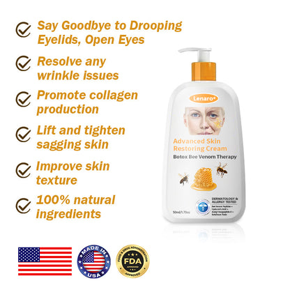 Lenaro® Advanced Skin Restoring Botox Bee Venom Therapy Cream✅Time-limited discount