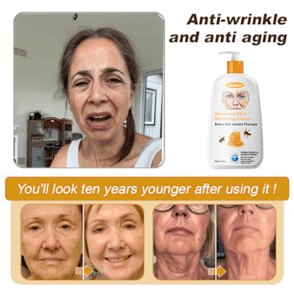 Lenaro® Advanced Skin Restoring Botox Bee Venom Therapy Cream✅Time-limited discount